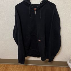 Dickies Hoodie Zip up Black Medium 