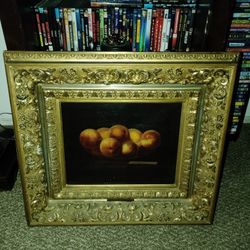 1885 Still Life Painting By Frank Moulton 