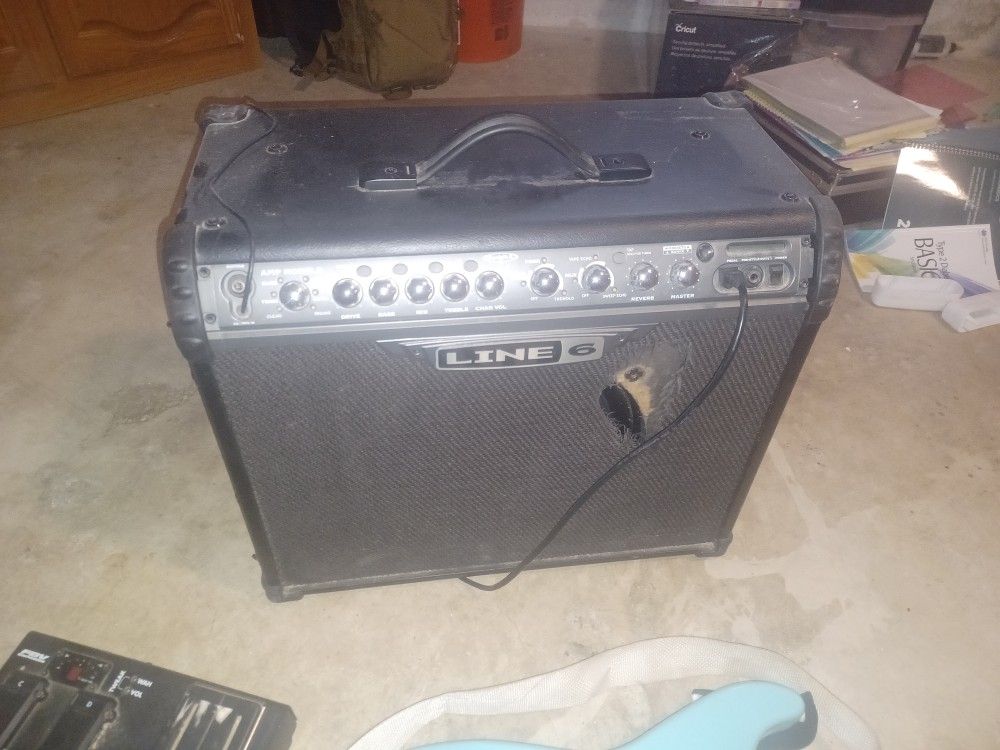 J3 Six Electric Guitar Line 6 Amp And Pedal