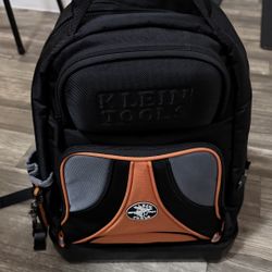 Klein backpack and tools 
