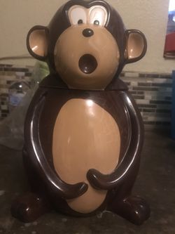 Monkey cookie jar