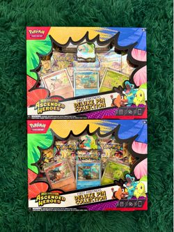 2 Pokemon Ascended Heroes Deluxe Pin Collection