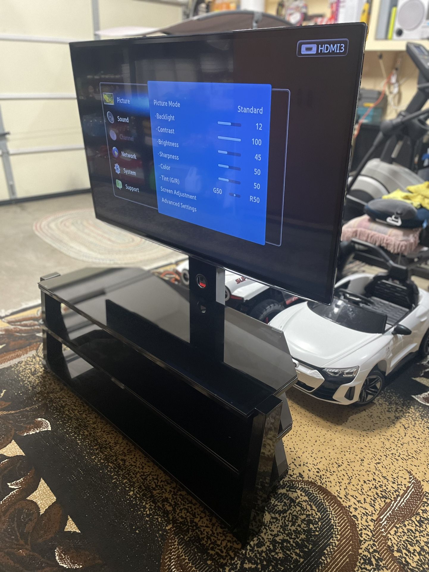 Samsung 55 inch LED with TV Stand