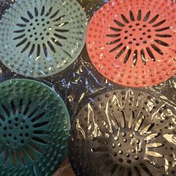 BEADNOVA Drain Hair Catcher Shower Drain Cover Silicon Shower Drain Hair Trap Universal Hair Stopper for Shower Drain Bathroom Bathtub Kitchen Tub (Mi