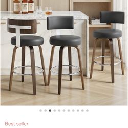 sets of 3. Bar & counter stool, swivel 26