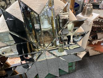 Large Starburst Wall Mirror