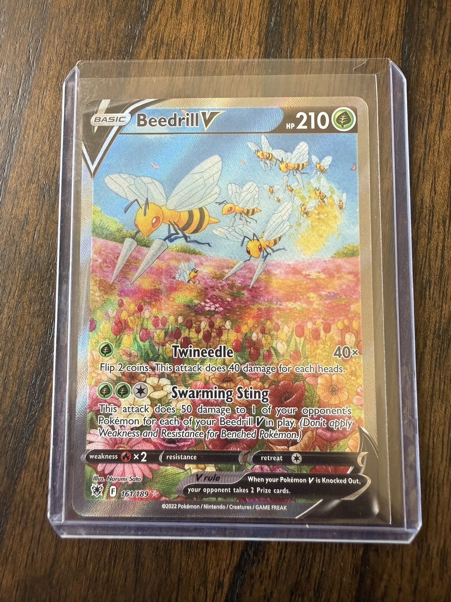 2022 Pokemon Astral Radiance Beedrill V
