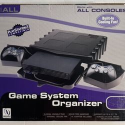 InterAct Game System Organizer for Playstation PS2 N64 Dreamcast NEW