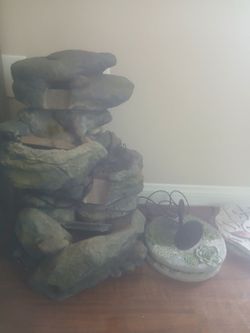 Stone waterfall