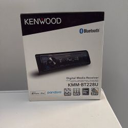 Kenwood Single Din Bluetooth Radio Brand New Kmm Bt22u