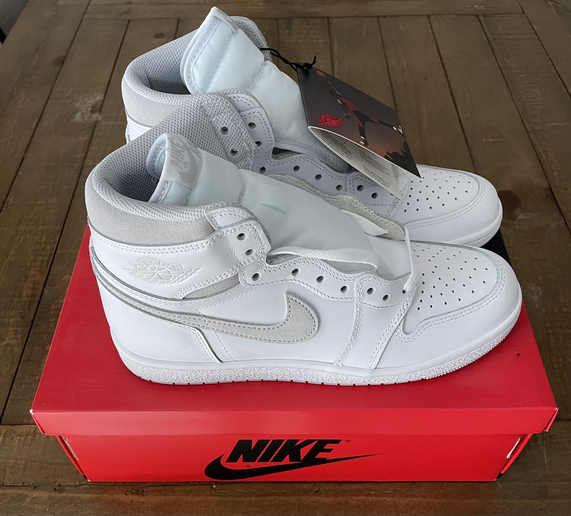 Jordan 1 Retro High 85 Neutral Grey Mens Size 9
