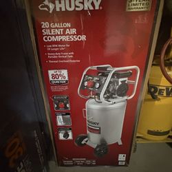 Husky 20 Gallon Air Compressor Silent 