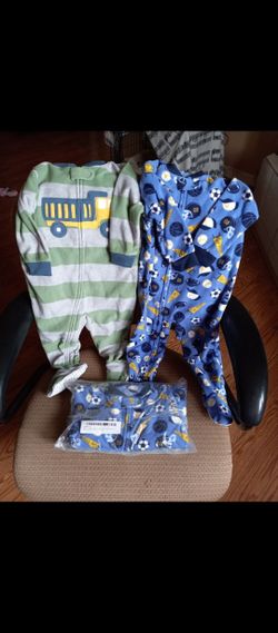 New Carter's Boys' 2-Pack Fleece Pajamas 