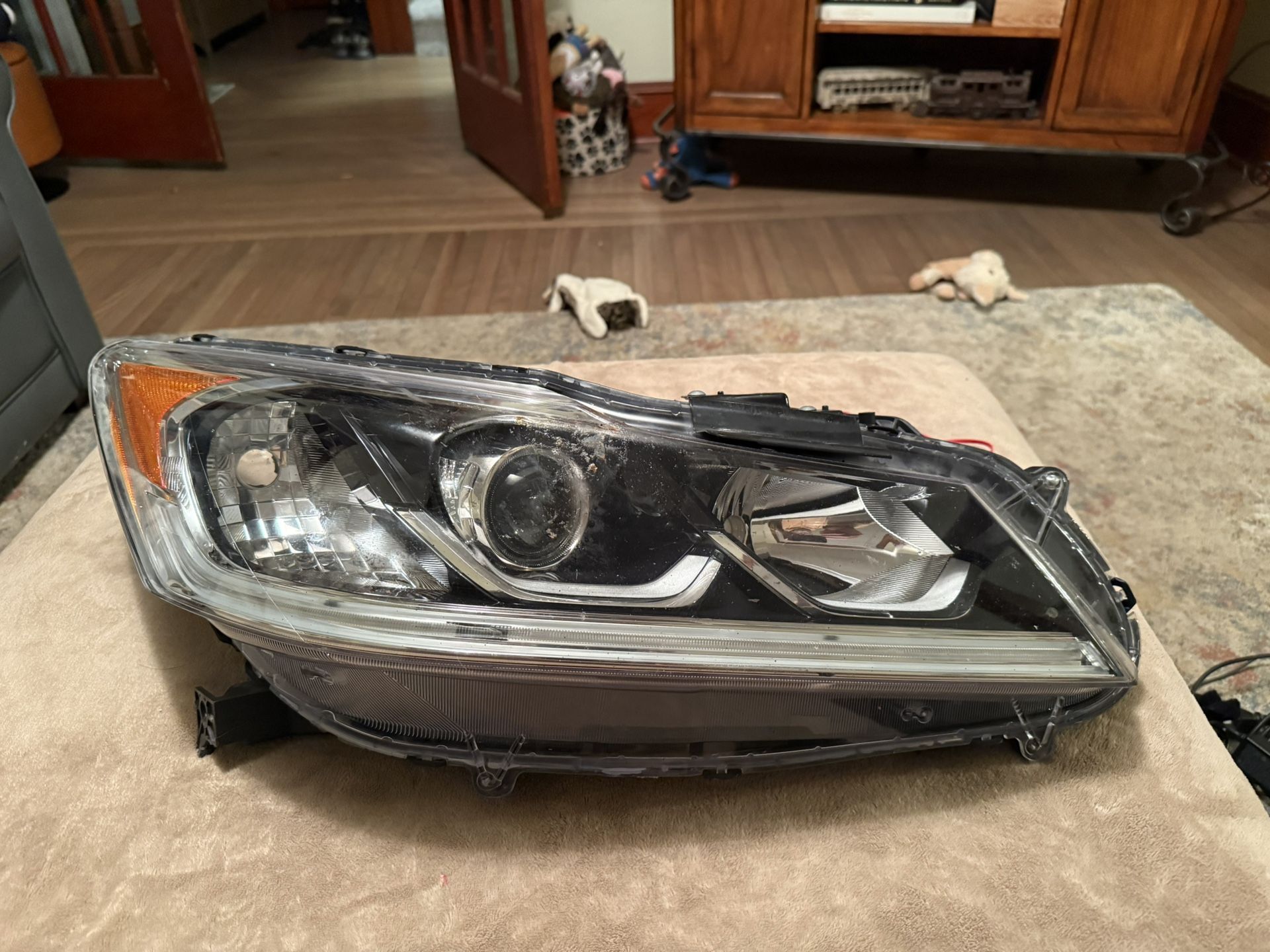 Headlight Assembly, 2016-17 Honda Accord LX passenger