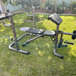 Bench And Rack Only No Bar No Plates