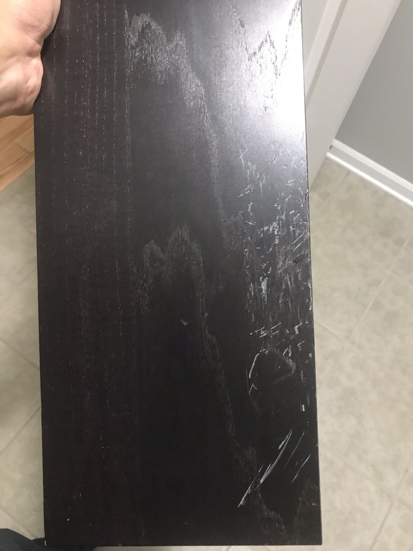 2 Discontinued Ikea Ekby Tore Shelf Brackets and a Mocha Ekby Jarpen