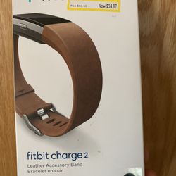 New Fitbit Charge 2 Leather Accessory Band