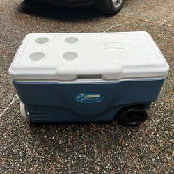 Coleman 60 Quart Rolling Cooler 