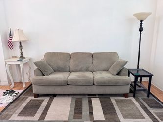 Fabulous Green 82” Wide Comfy Sofa