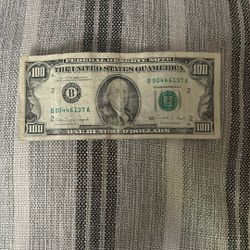 100$ Year 1990 Series 