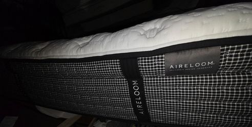 Queen Size Aireloom Mattress with Platform Bed Frame