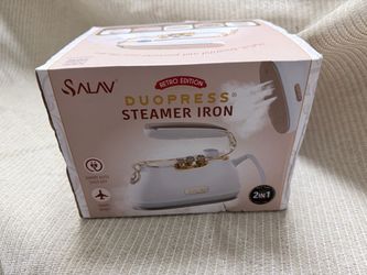 Salav Steam Iron White and Gold