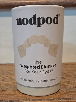 Nodpod - Weighted Eye Blanket - Cream - New/Never Used