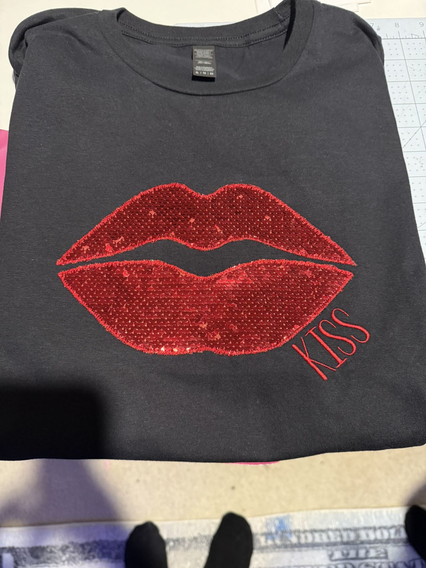 Valentines XOXO Red Lips Sweater