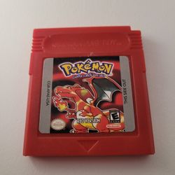 Pokemon Fire Version ( Nintendo Game Boy, Tested And Works) Replica