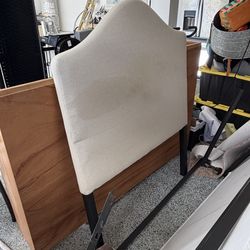 Twin bed frame and box spring