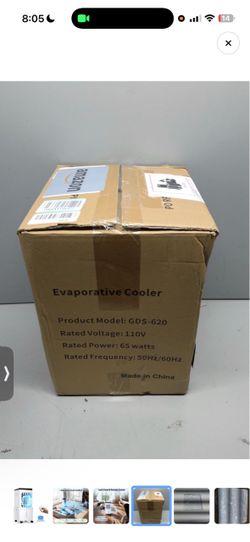 Portable Swamp Cooler / Evaporative Air Cooler – 3.5 Gallon – Appears New
