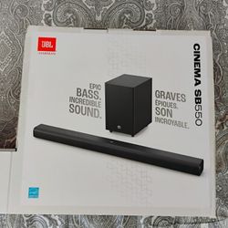 Sound Bar W/Subwoofer NEW UNUSED OPENED BOX 