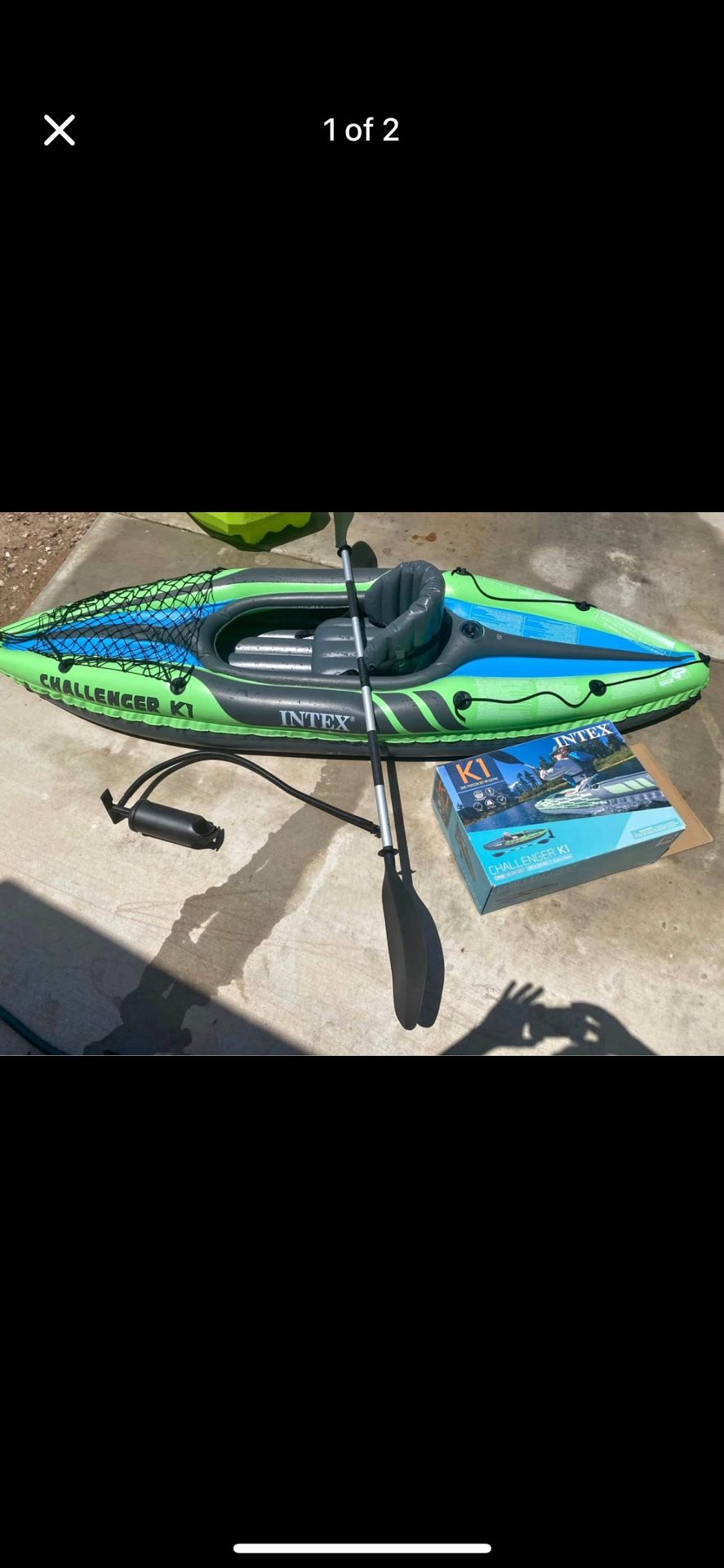 9’ Challenger Inflatable Kayak