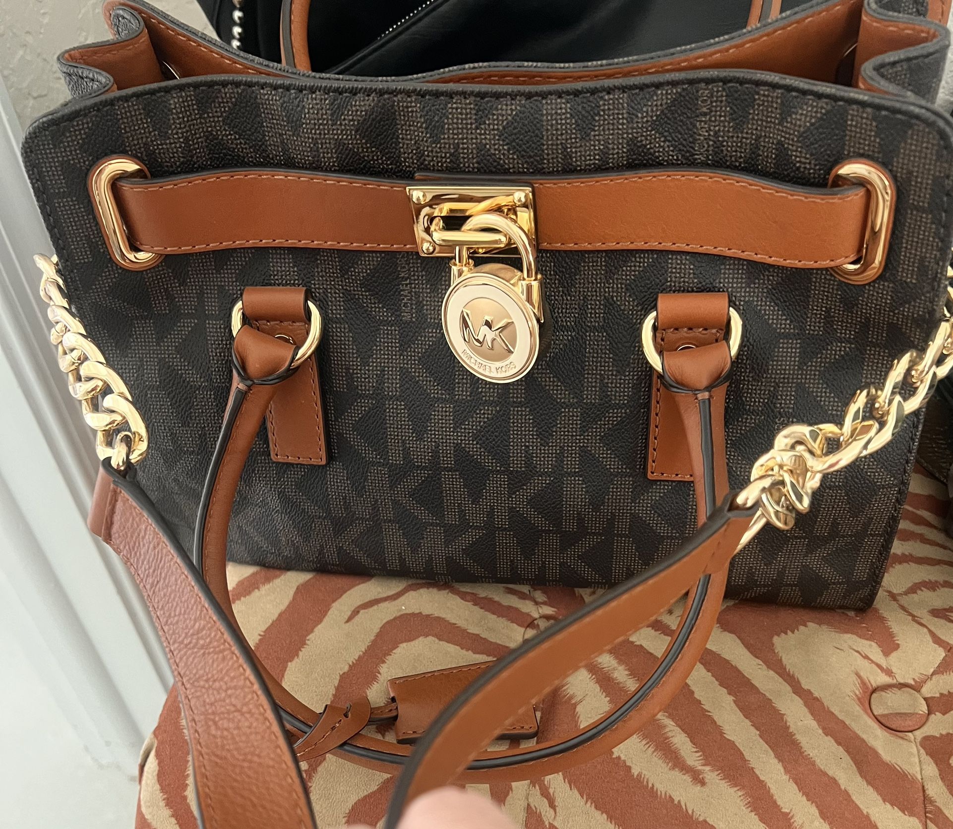 Michael Kors Hamilton Small Logo Satchel Bag