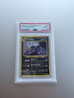 Houndoom Holo PSA 10 Japanese Neo 2 #229