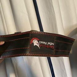 Dark Iron Weightlifting Belt