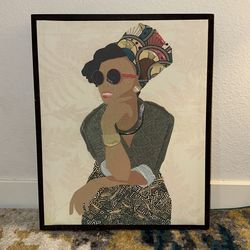 Brown Girl Wall Art 