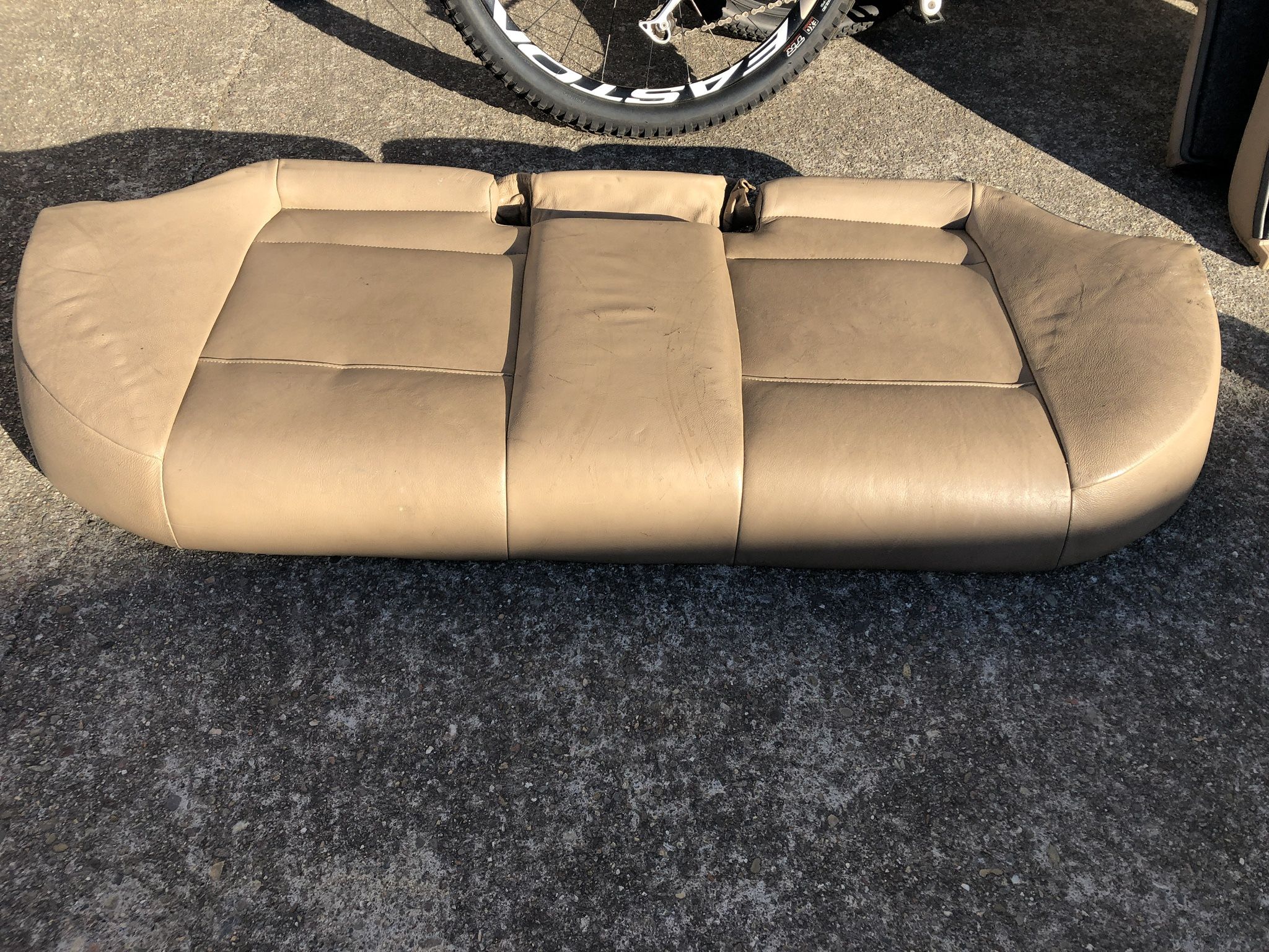 BMW Tan Leather Rear Set Of Seats