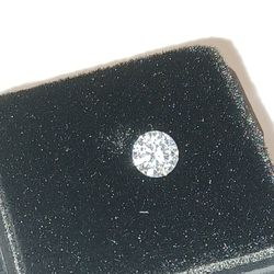 GRA Certified Moissanite Diamond. 3ct Round Cut 