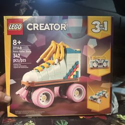 Lego Creator 3 In 1 Retro Roller Skate Building Kit,