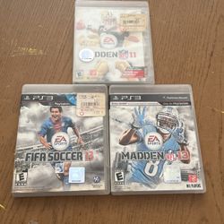 Ea Sports Fifa 13 Madden 11 Madden 13 PS3 Games