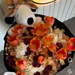 Fall Snoopy Bouquets Ramo Otoño 