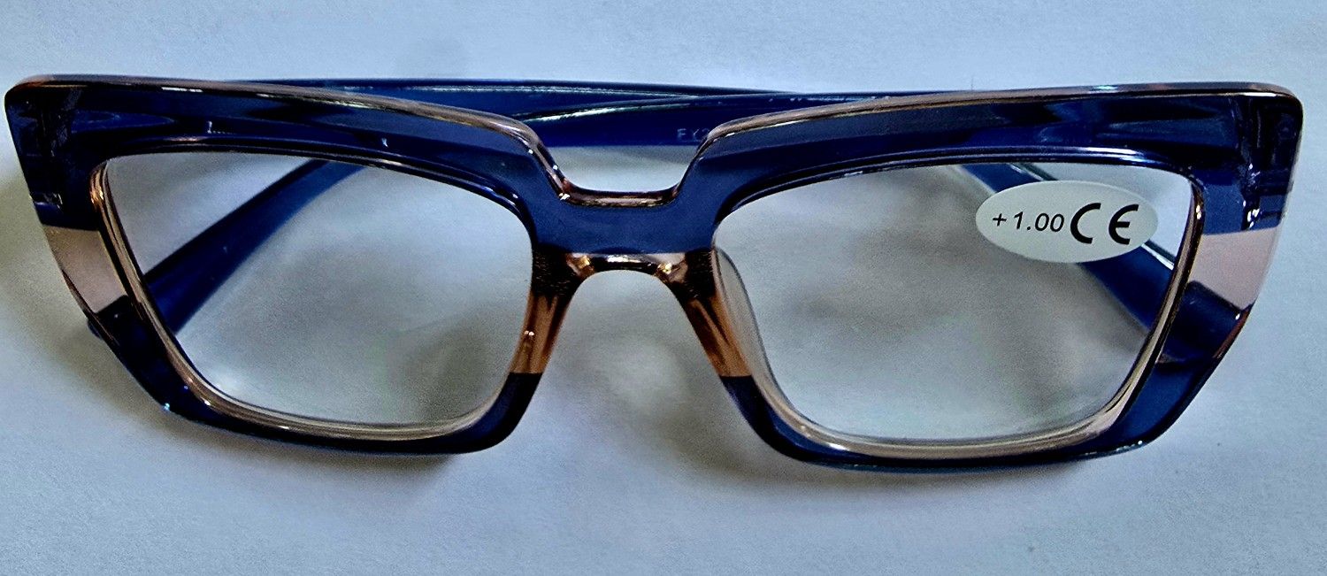 OPRAH STYLE TRENDSETTER NEW READER +1.00 FRAMES STYLE YOUR FACE NON GLARE DEMAND