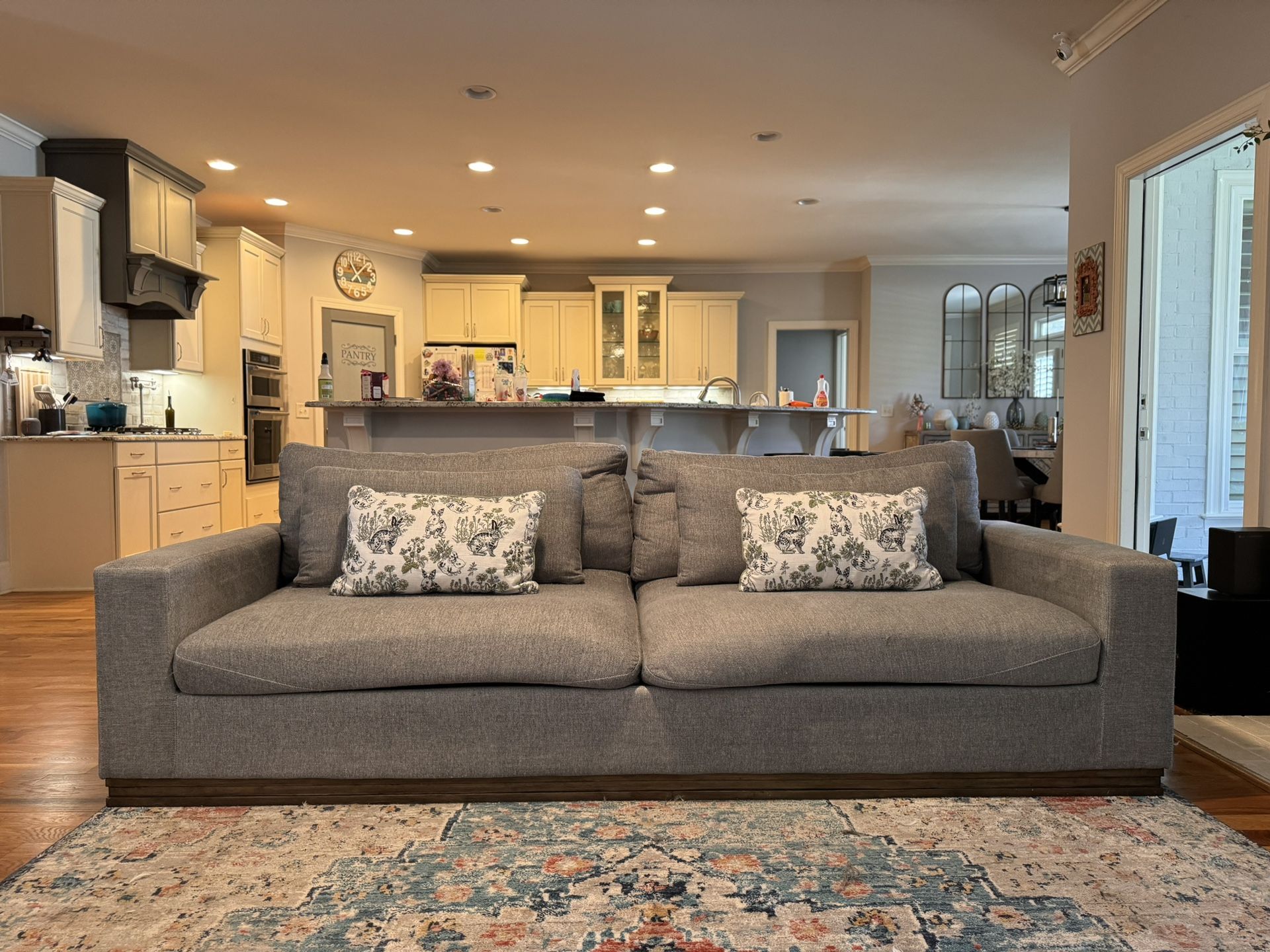 Luxury Couch w/ Feather Cushions