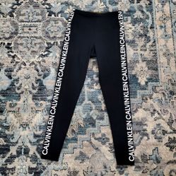 Calvin Klein Black Logo Leggings