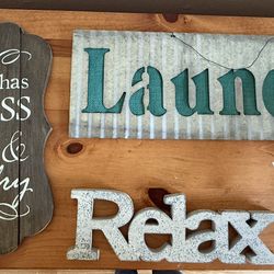 Laundry Room Signs 