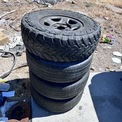 4 Chevy 6 Lug 16 Inch Rims