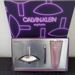 CALVIN CLEIN EUPHORIA FOR WAMEN SET 3PC $70 PRICE FIRM