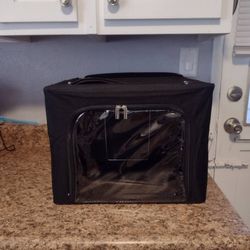 black collapsible clear window storage cubes $15 for all