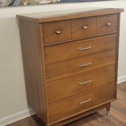 Mid-Century Modern Highboy Dresser 